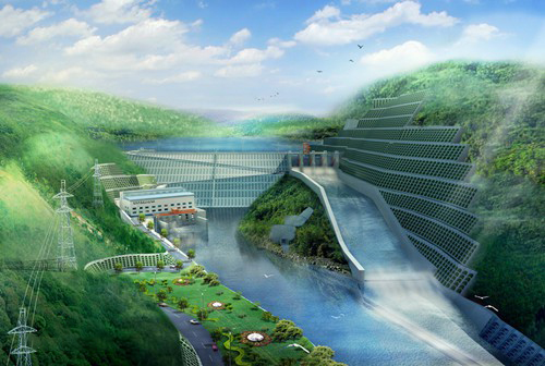 南林乡老挝南塔河1号水电站项目